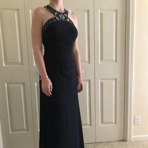 Navy Blue Prom Dress